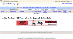 Desktop Screenshot of insidertrading.org