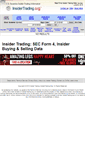 Mobile Screenshot of insidertrading.org